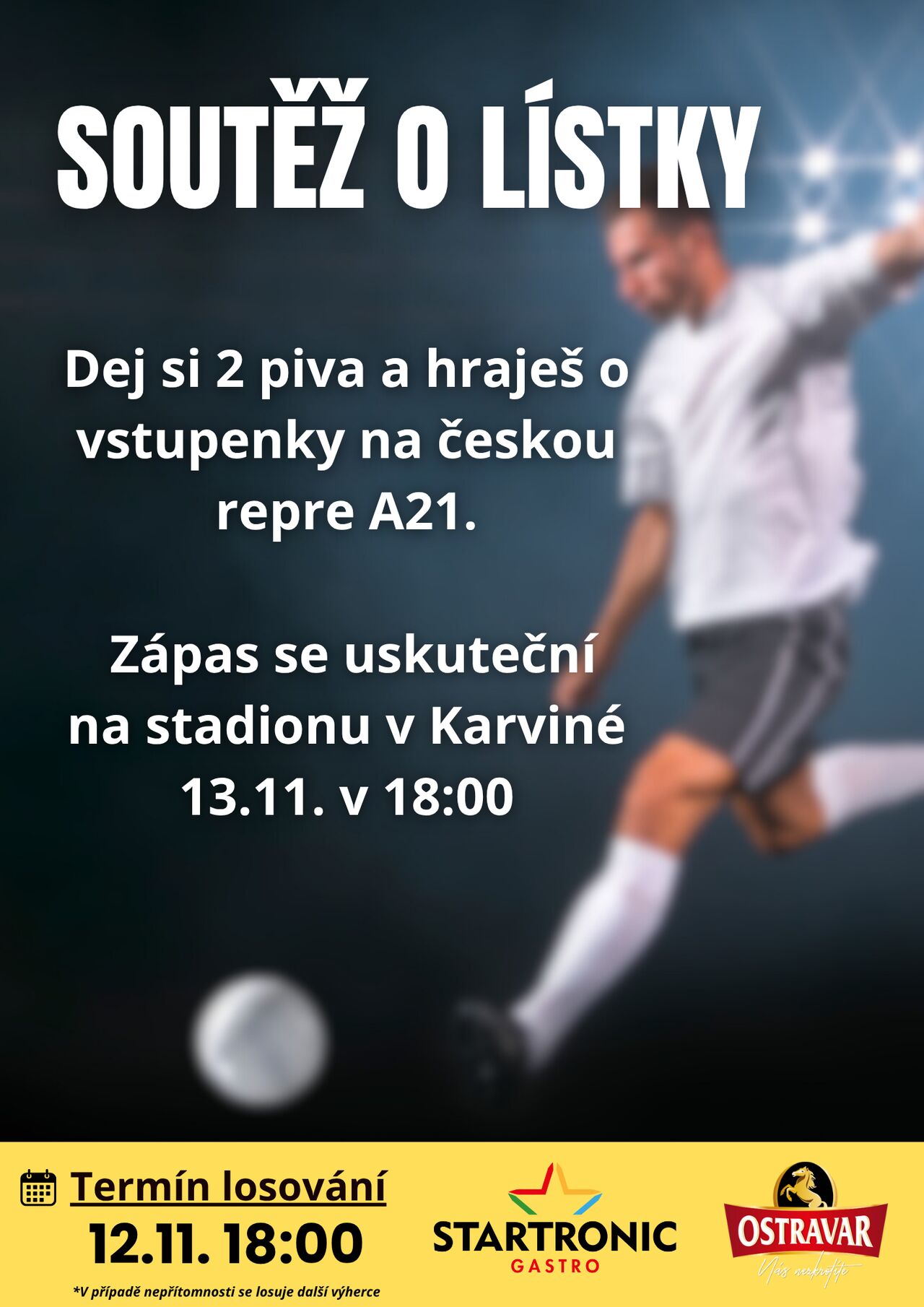 SOUTĚŽ O LÍSTKY NA REPRE A21 ⚽🍻