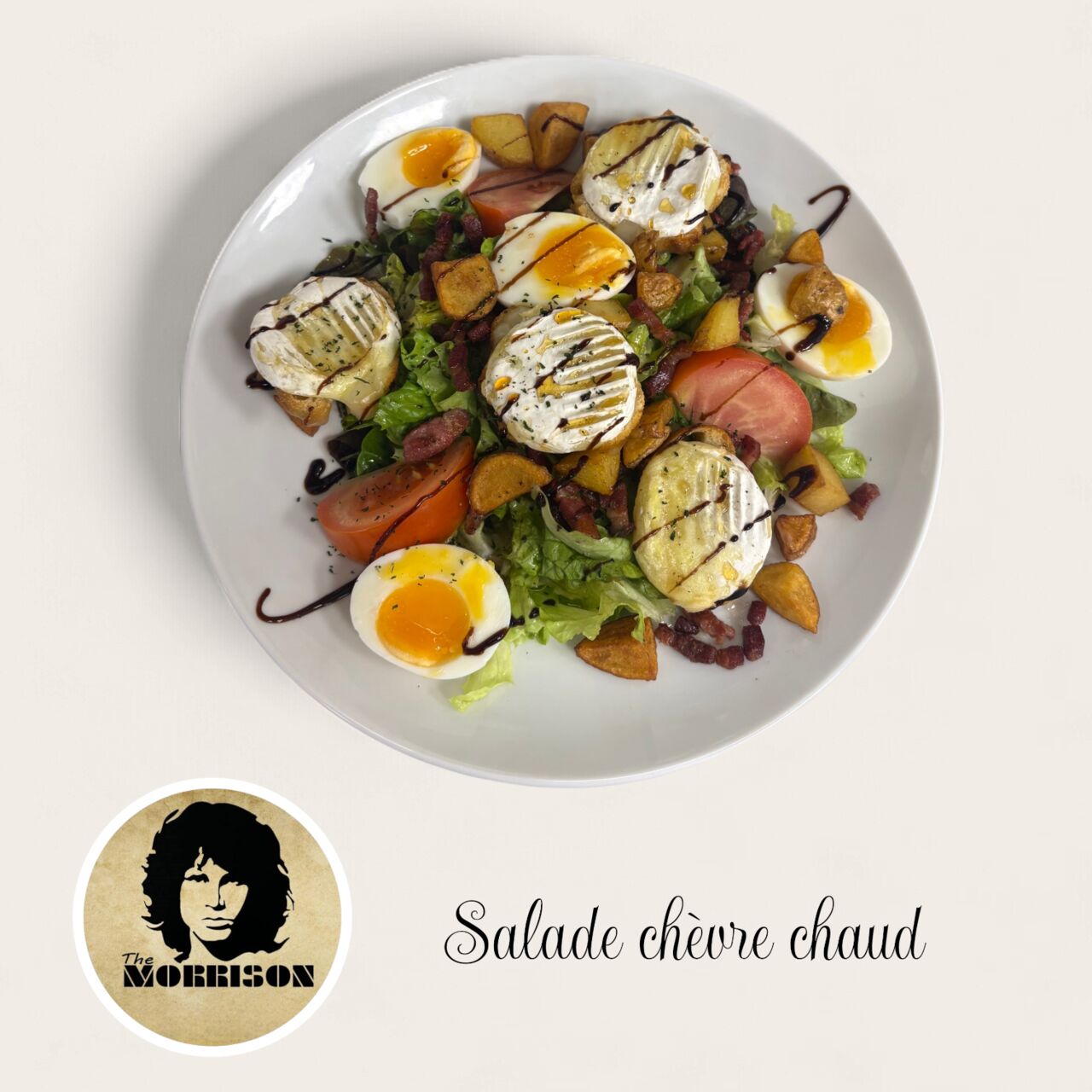 Salade de chèvre chaud