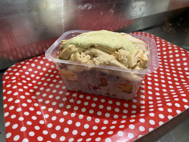 Notre barquette gourmande poulet