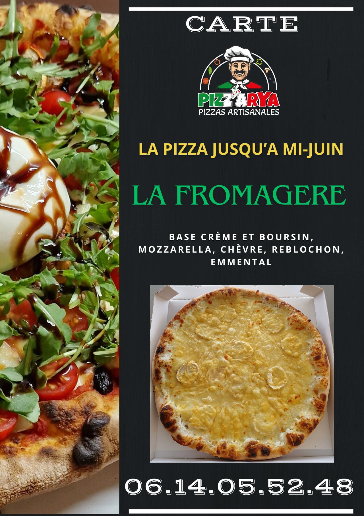 LA PIZZA DU MOMENT : LA FROMAGERE