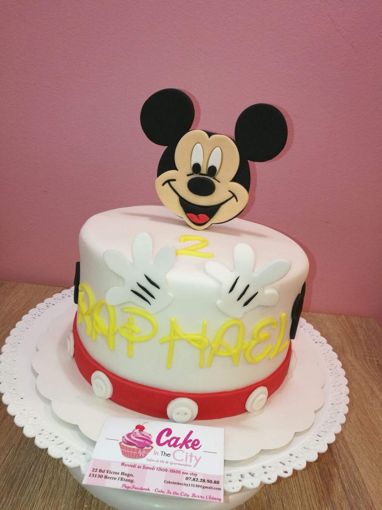 Gâteau Mickey