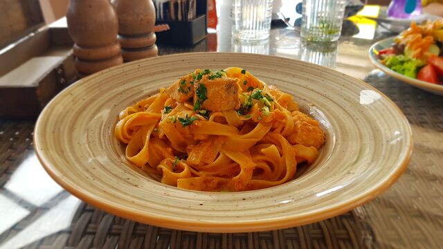 Tagliatelle with Salmon