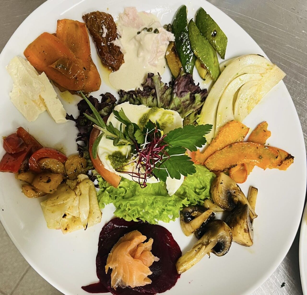 Vorspeise Teller Porta Venezia Art 