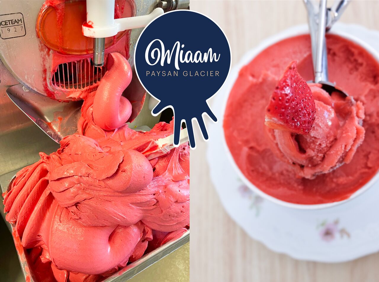 Nouveau sorbet plein fruit 2024 : Framboise