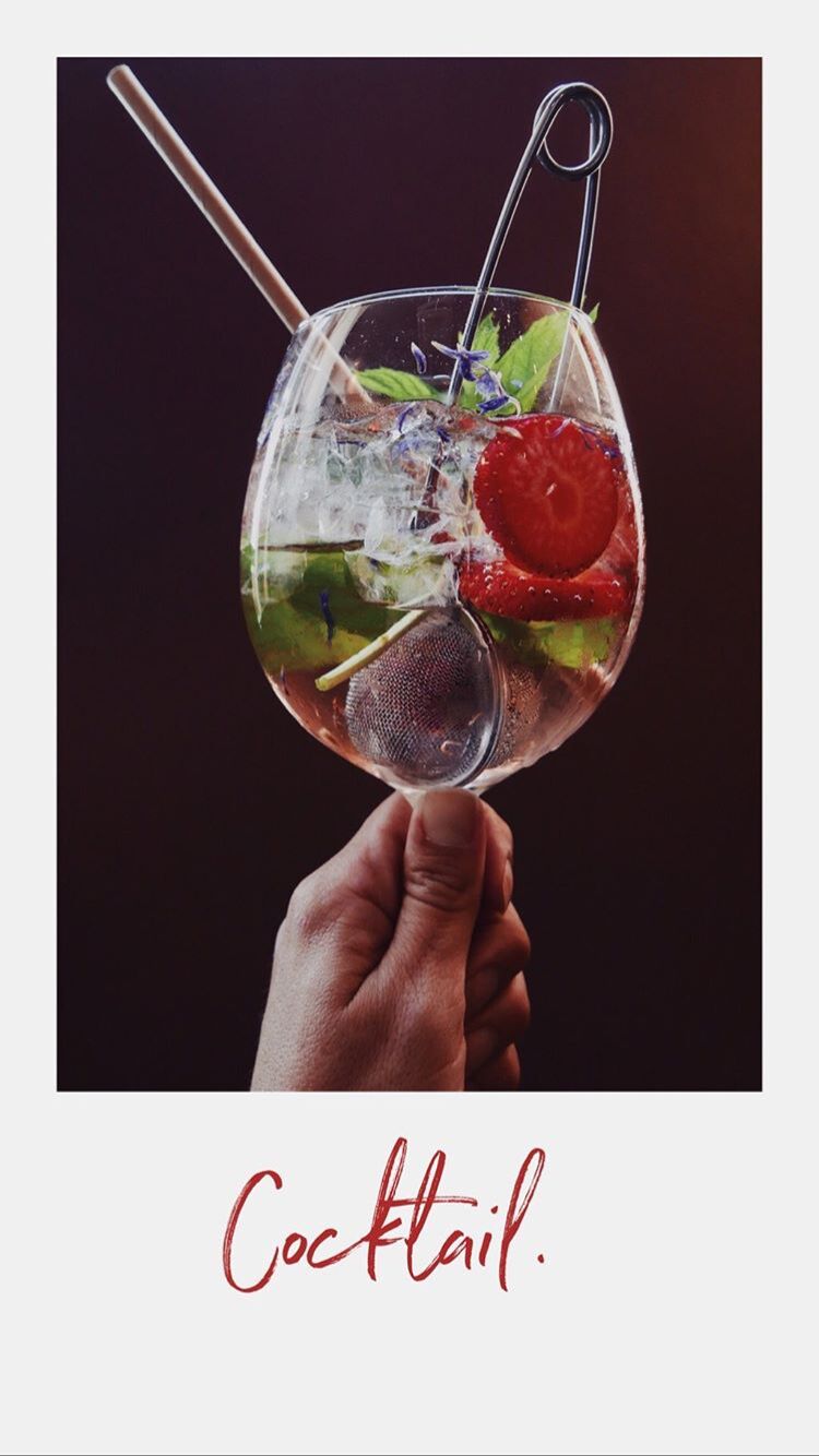 Les cocktails du jour, aux fruits frais. 