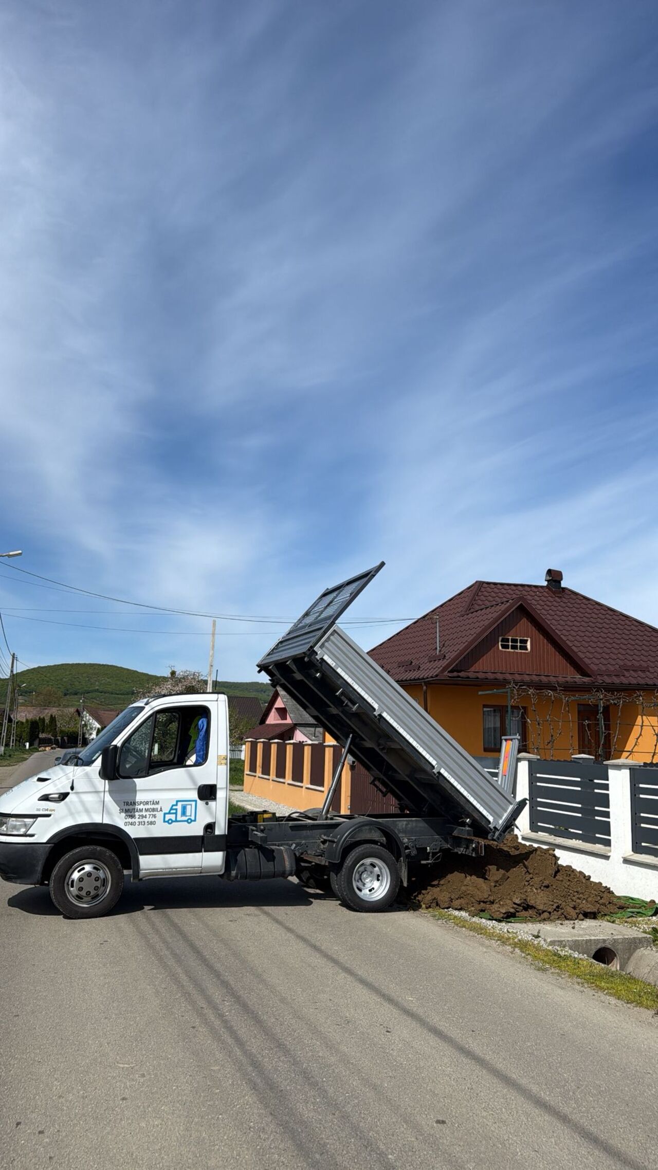 Transport basculabil