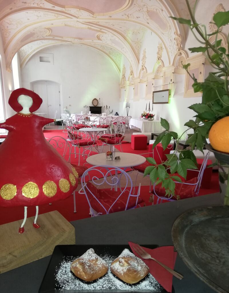 Der Barocksaal lädt zum Verweilen ein.