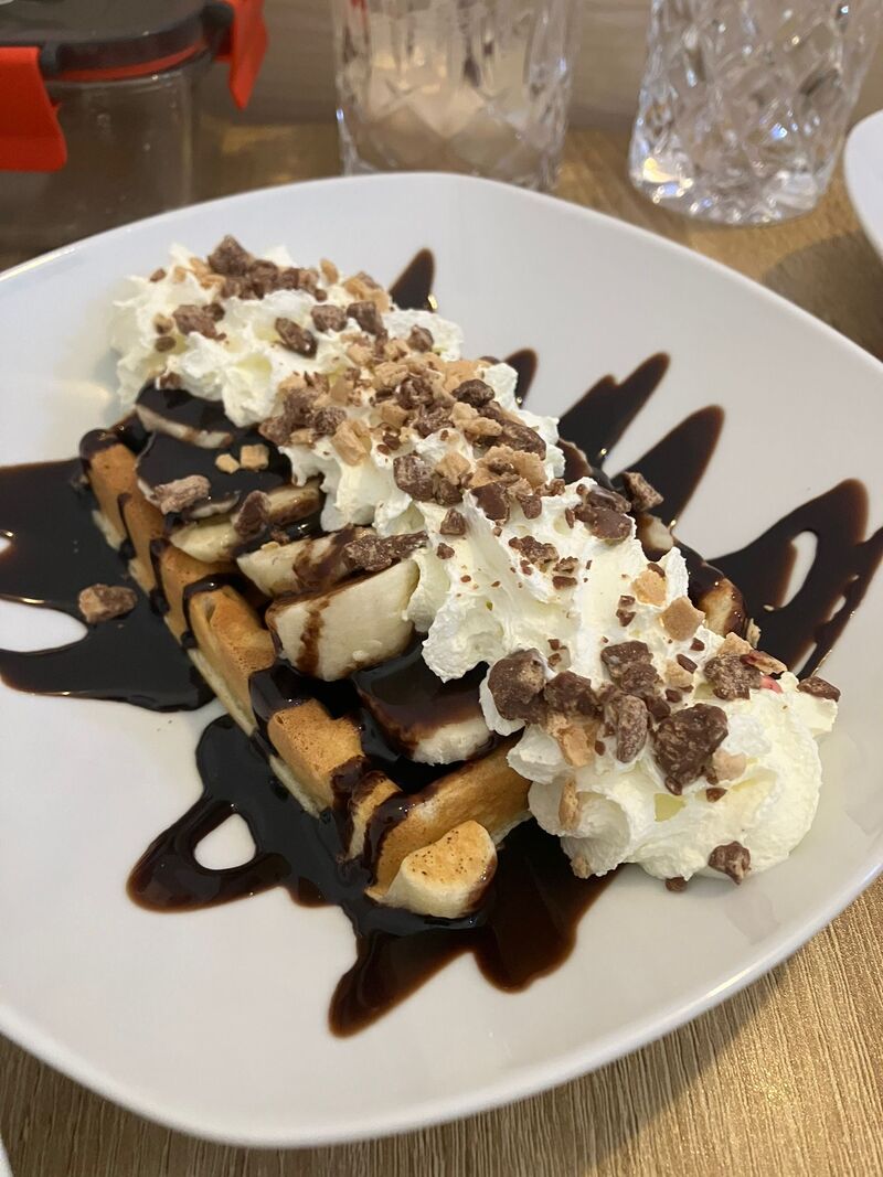 S banánem a čokoládou