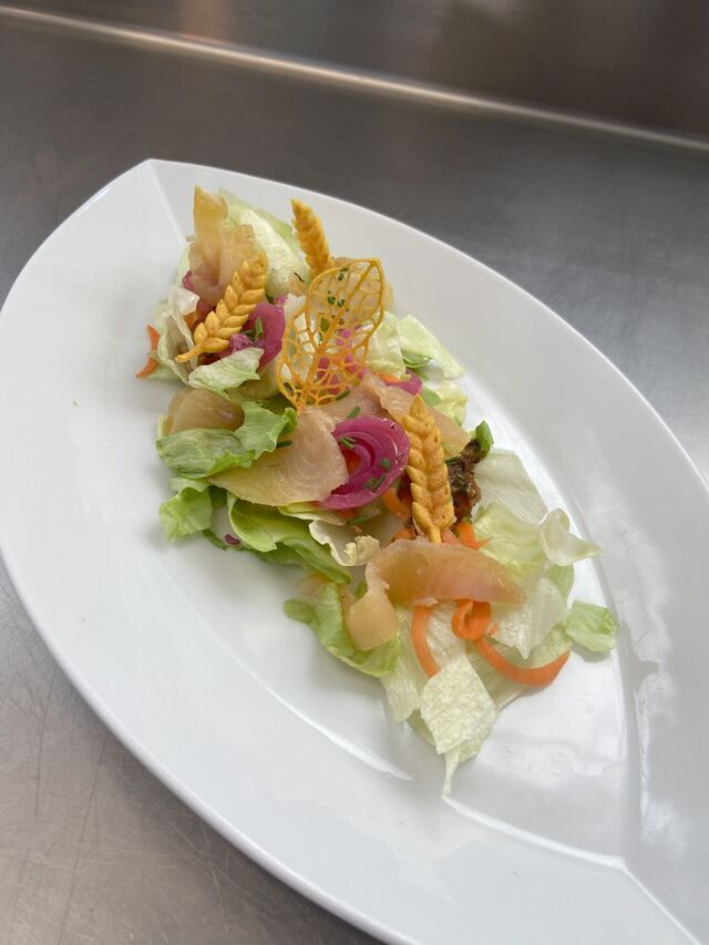 SALADE OMBLE CHEVALIER