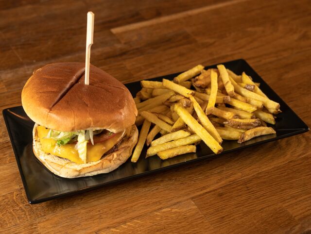 Hamburguesa clásica.