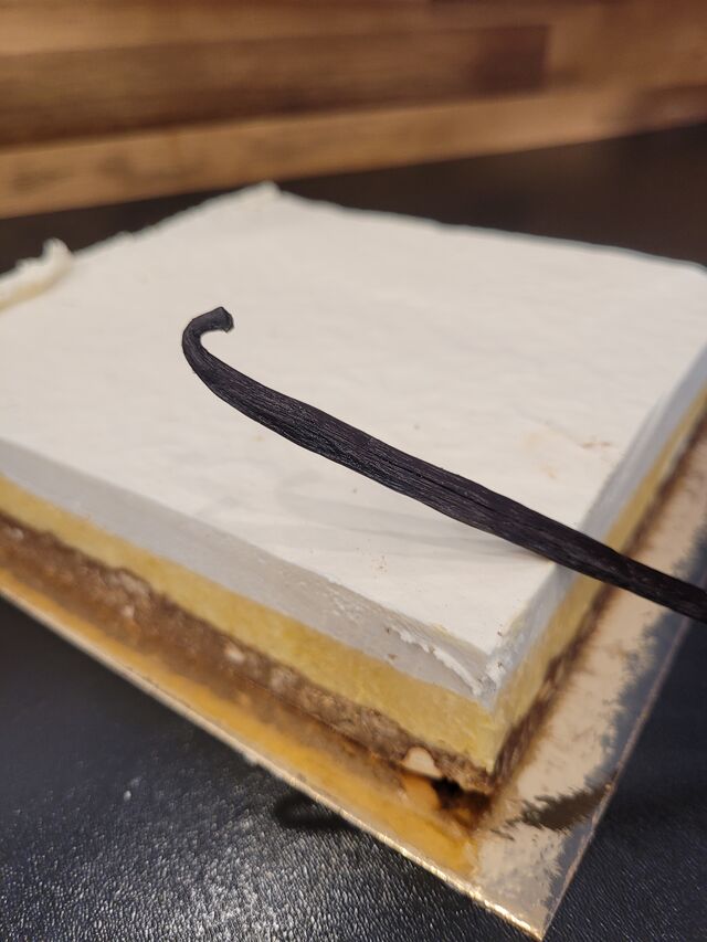 ENTREMET VANILLE MANGUE PASSION