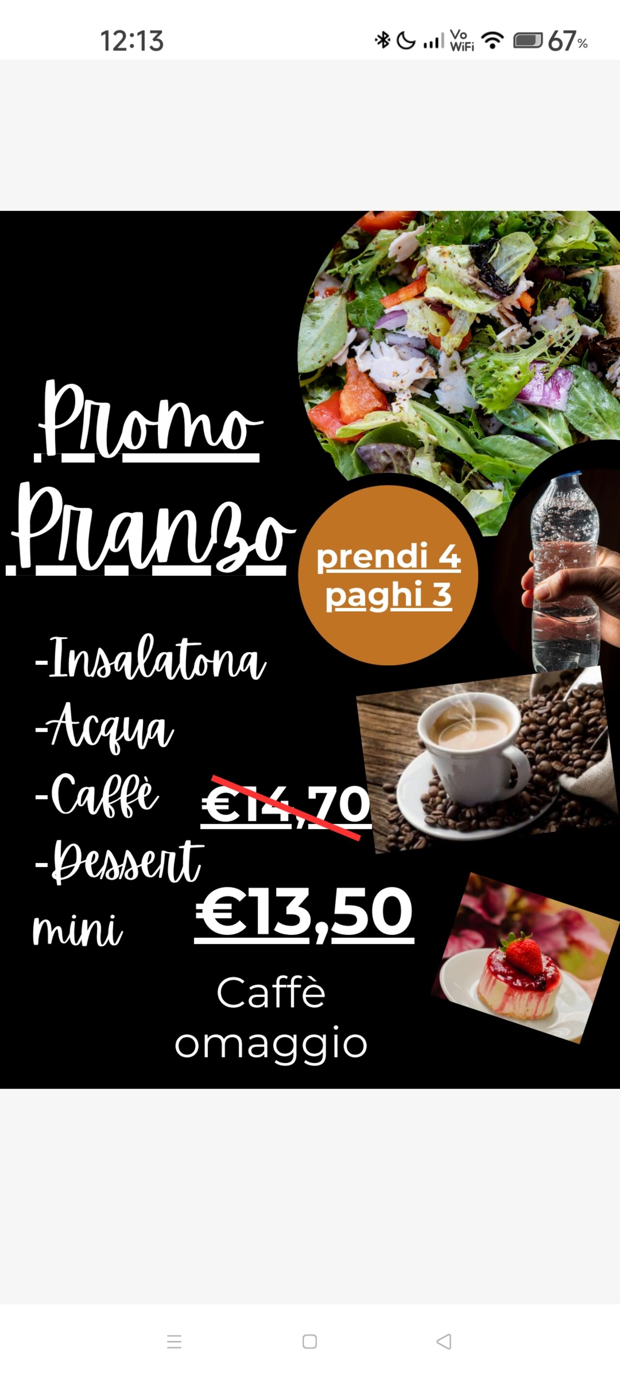 Promo pranzo