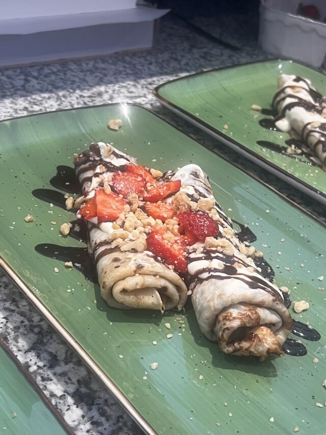 Pfannkuchen mit Nuttela