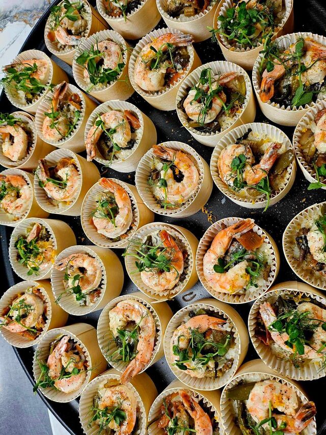 Gambas, taboulé aux mille saveurs