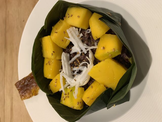 Riz gluant mangue