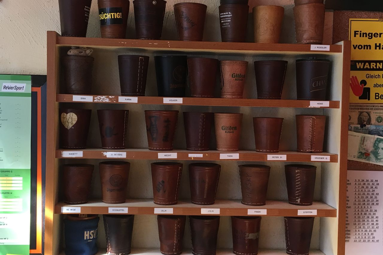Jeder hat seinen eigenen Becher