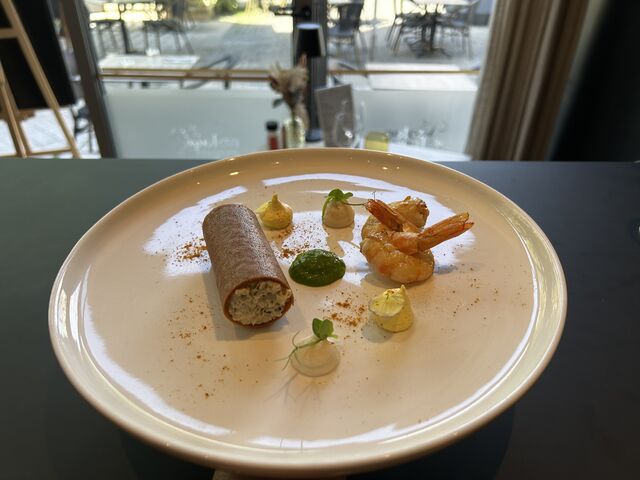 Roulé de chair de crabe