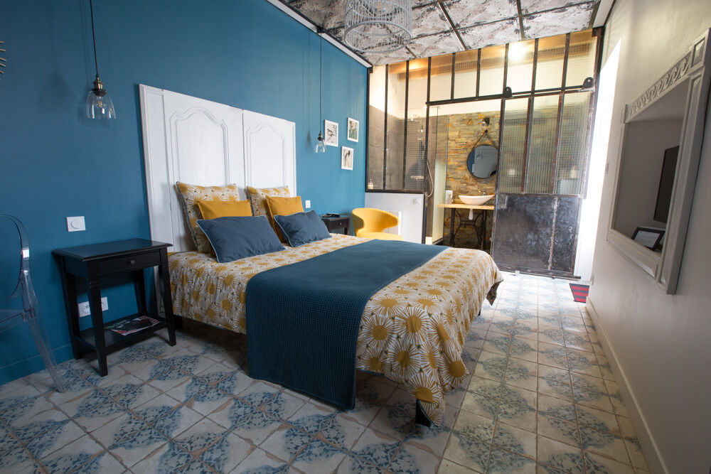 Chambre double Rdc avec douche 