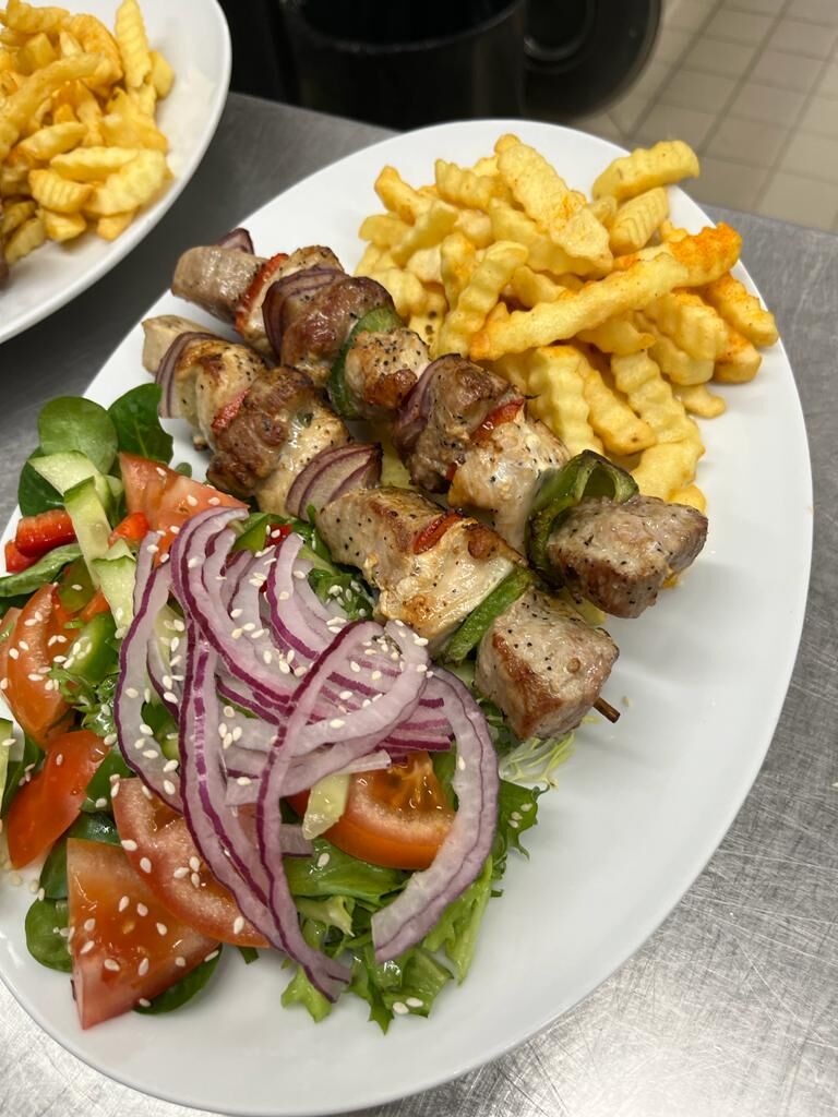 Souvlaki-Teller Greek Art