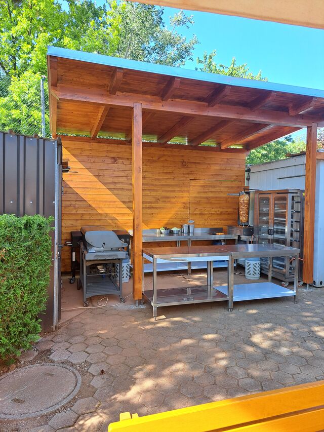 Unsere Grillstation