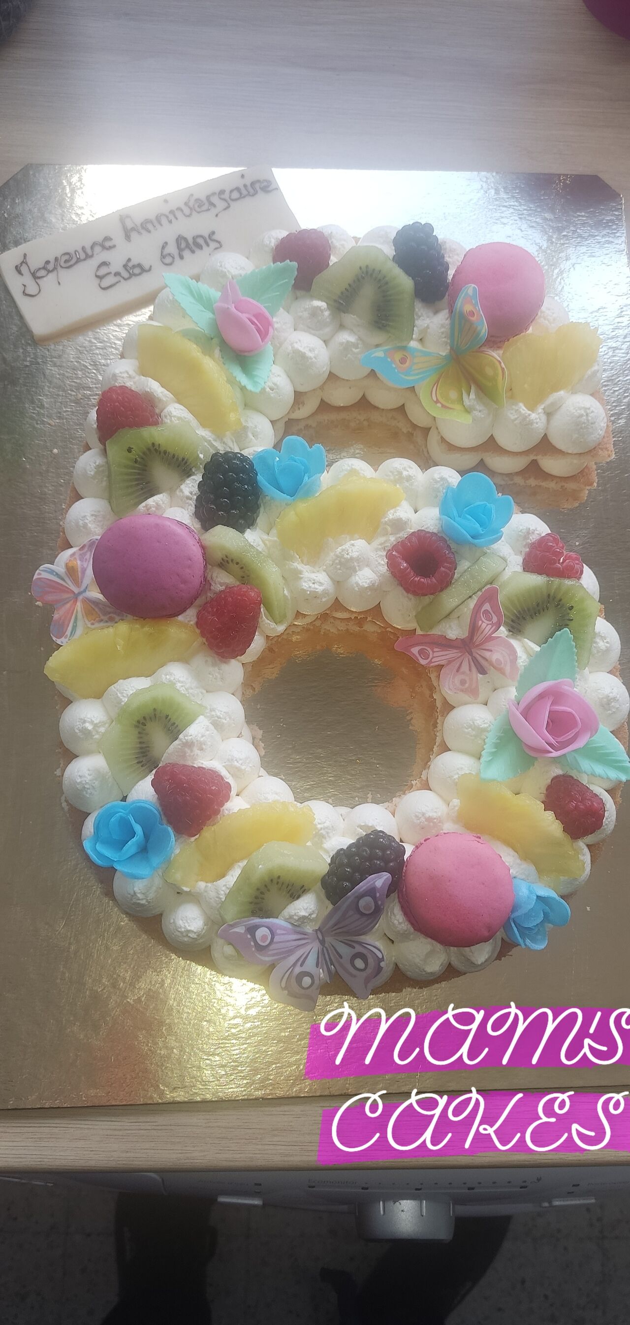 Number cake
Aux fruits