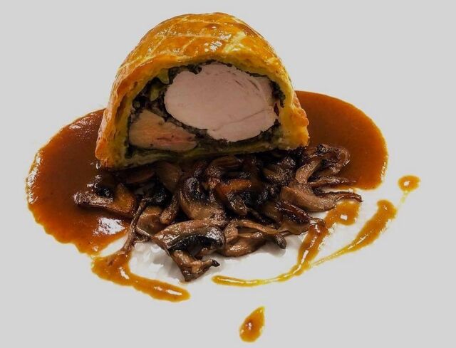 Suprême de volaille de Bresse comme un wellington