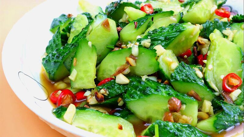 Salade des concombres