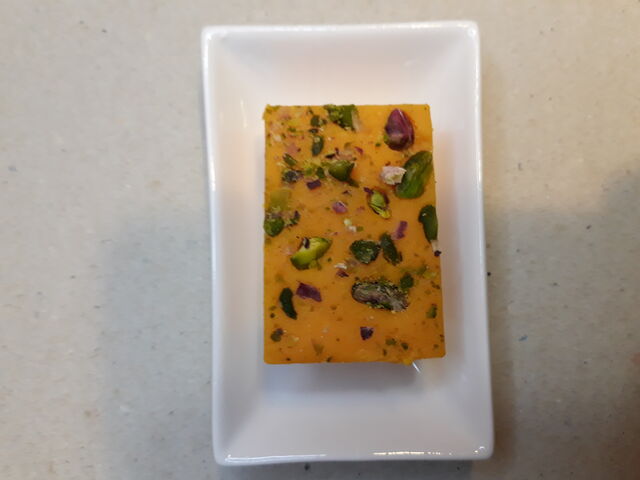 barfi - lait et pistaches