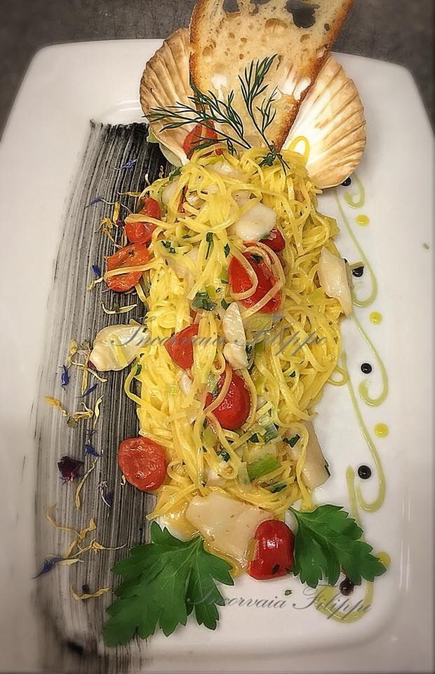 Tagliolini con capesante