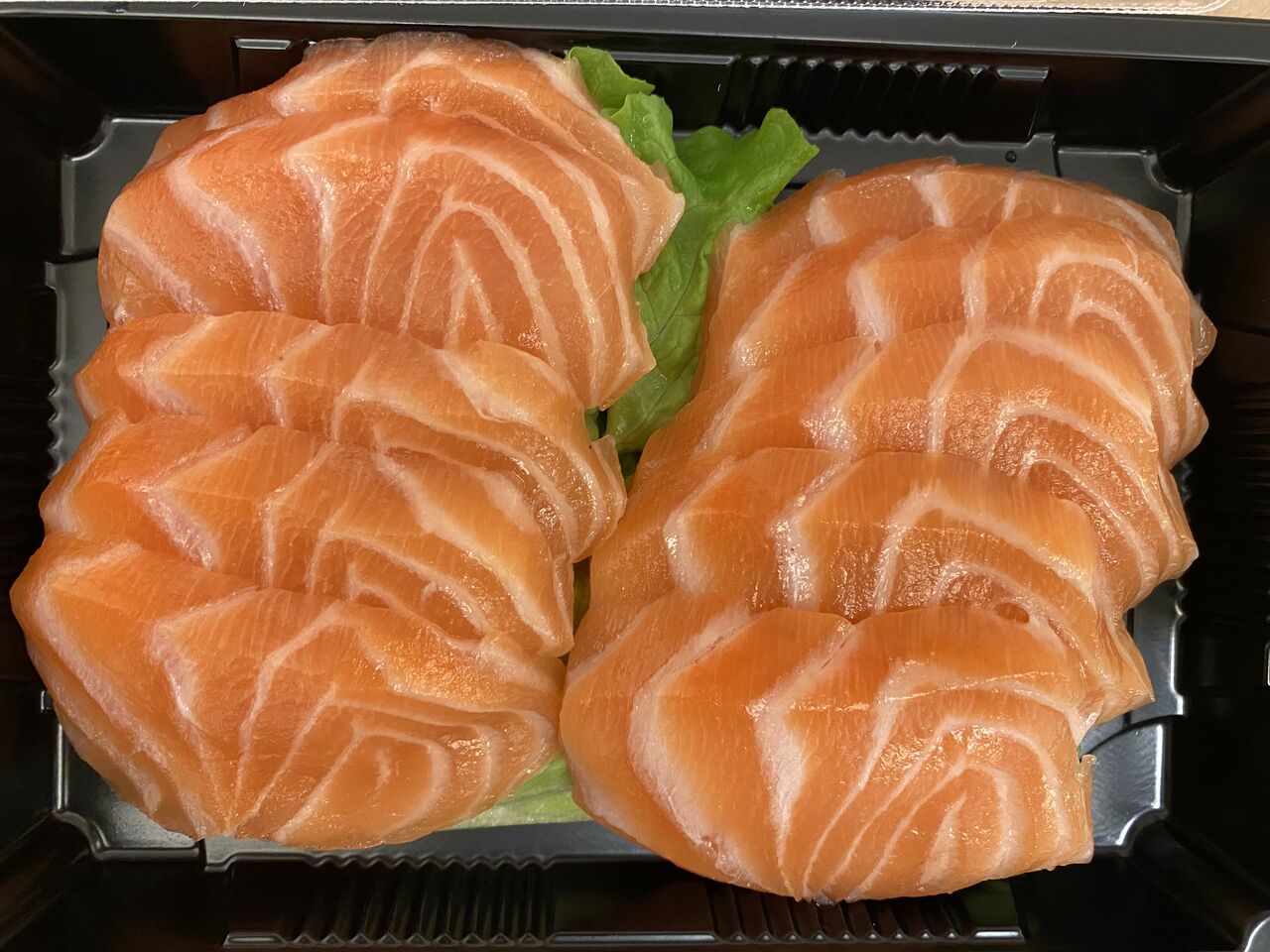 Sashimi saumon