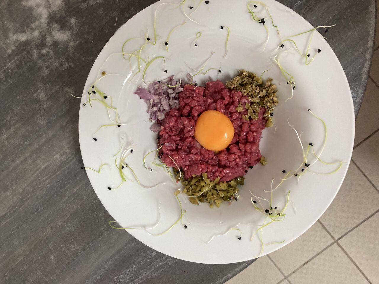 Tartare de boeuf