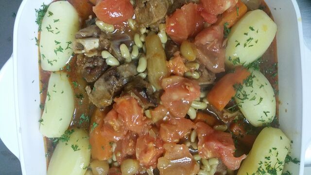 Le Navarin d'agneau maison 