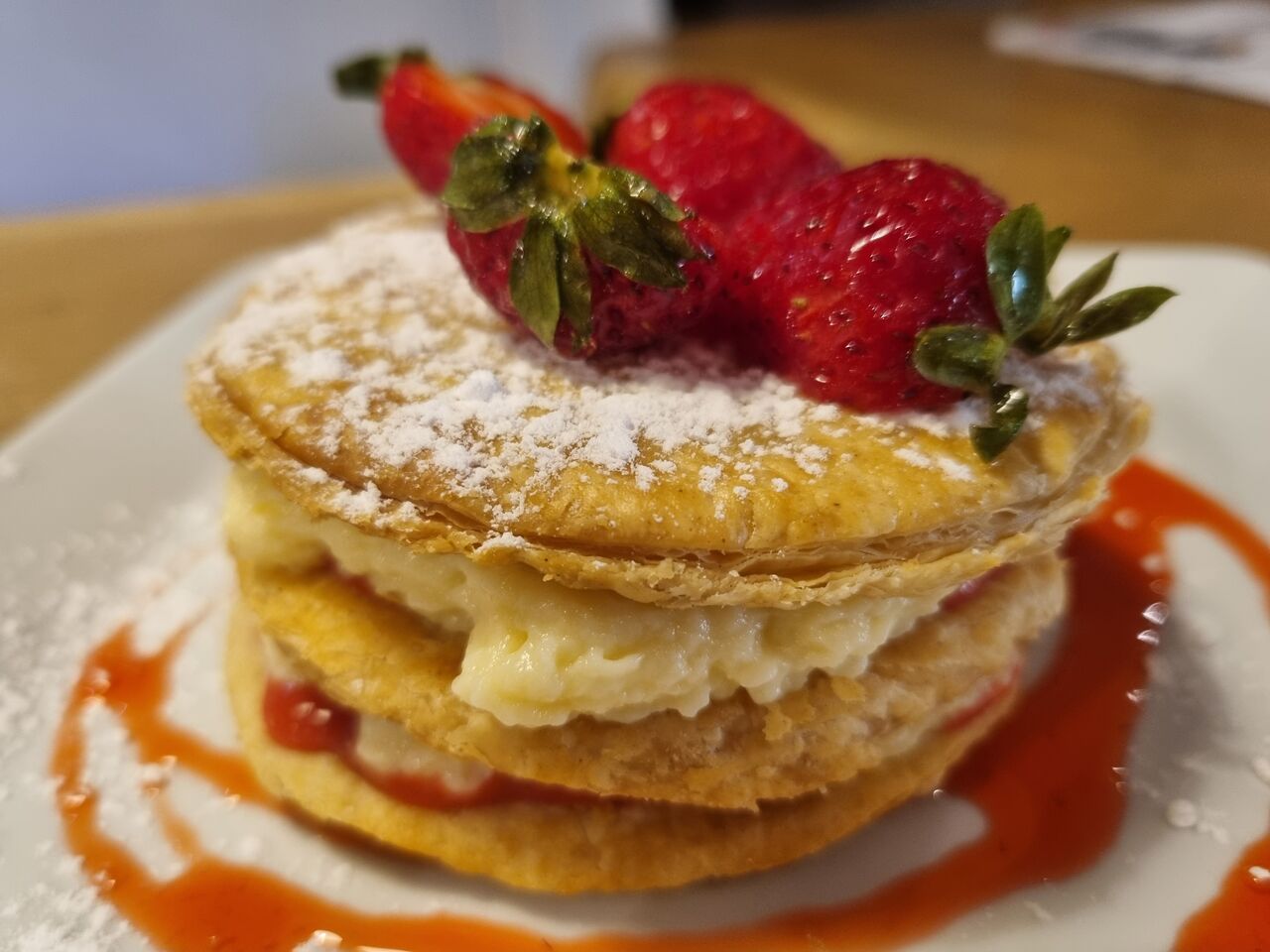 Mille feuilles à la fraise