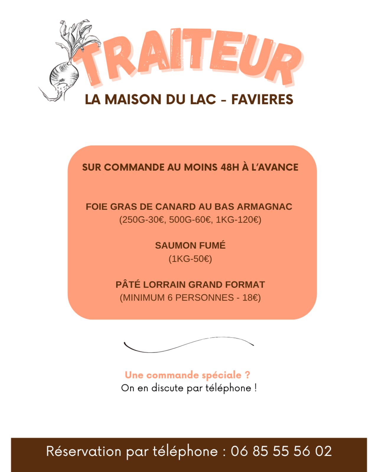 Traiteur fin d'année