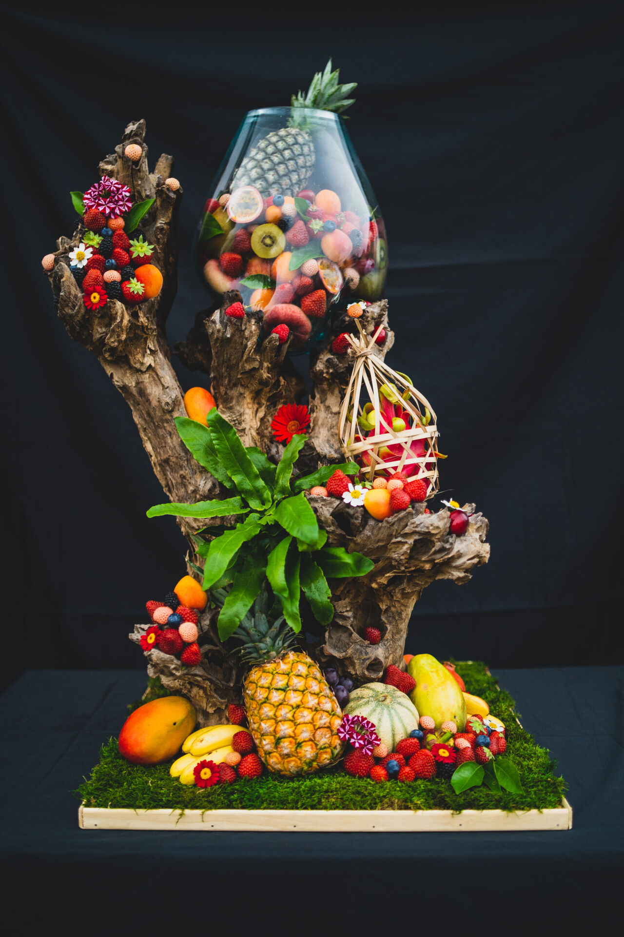 Réalisation de toutes corbeilles de fruits pour tous vos évènements