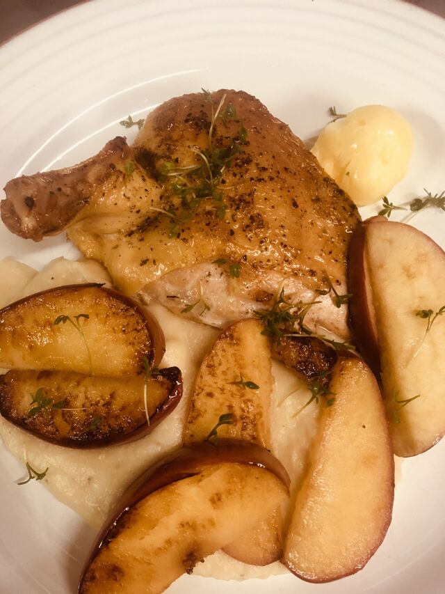 Maishähnchenbrust Valentinsmenü