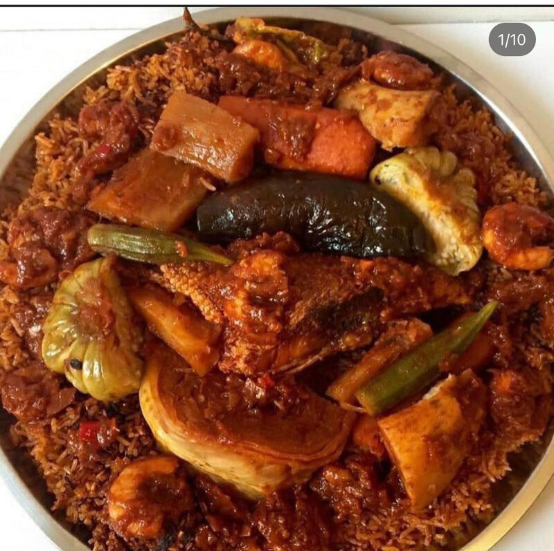 Riz au poisson.avec des légumes.
