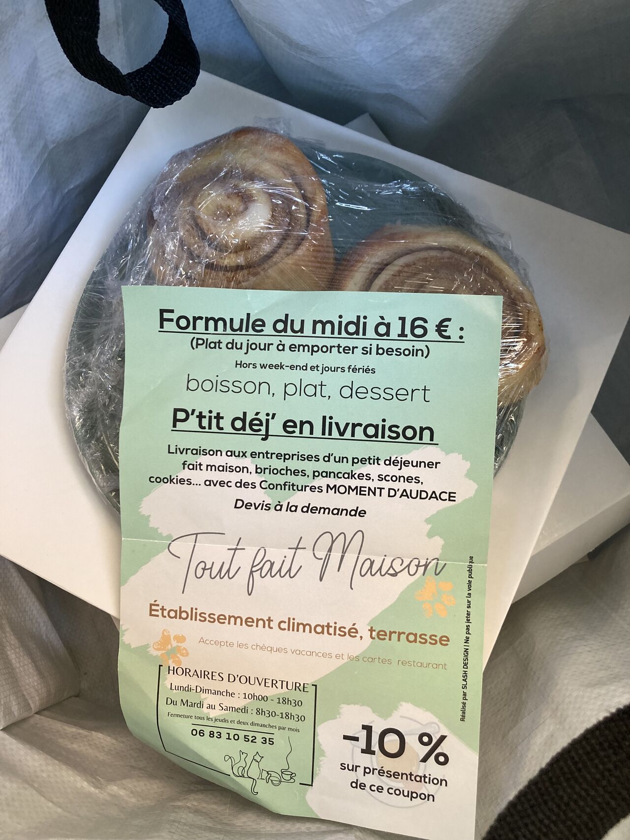 Livraison du p’tit dej