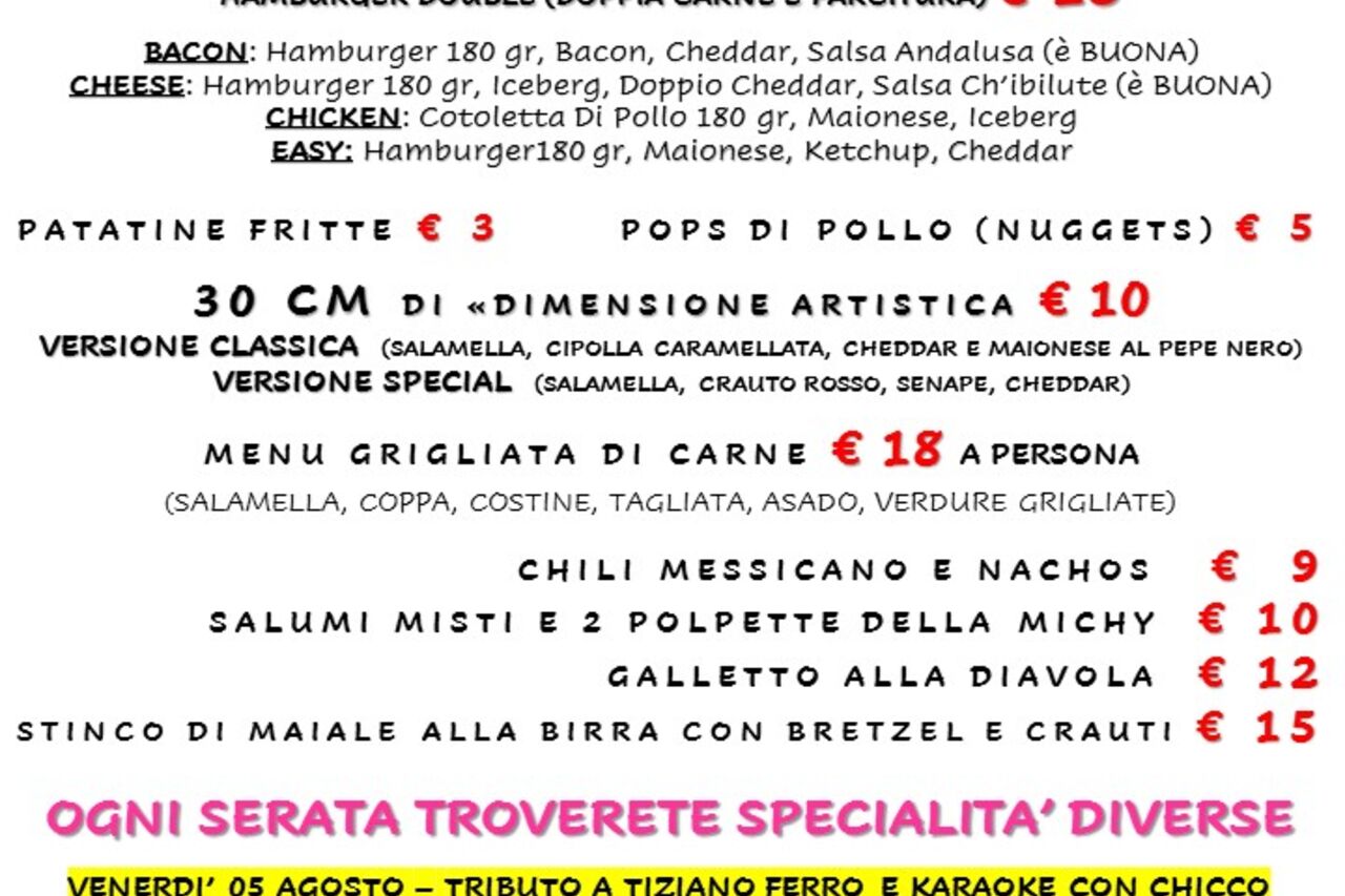 WEEK END DAL 5 ALL'8 AGOSTO