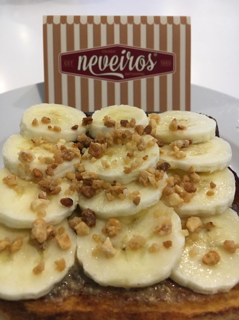 Tosta de banana & manteiga de amendoim