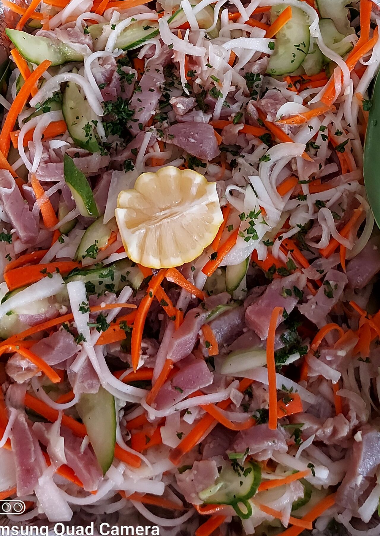 Poisson cru a la chinoise 