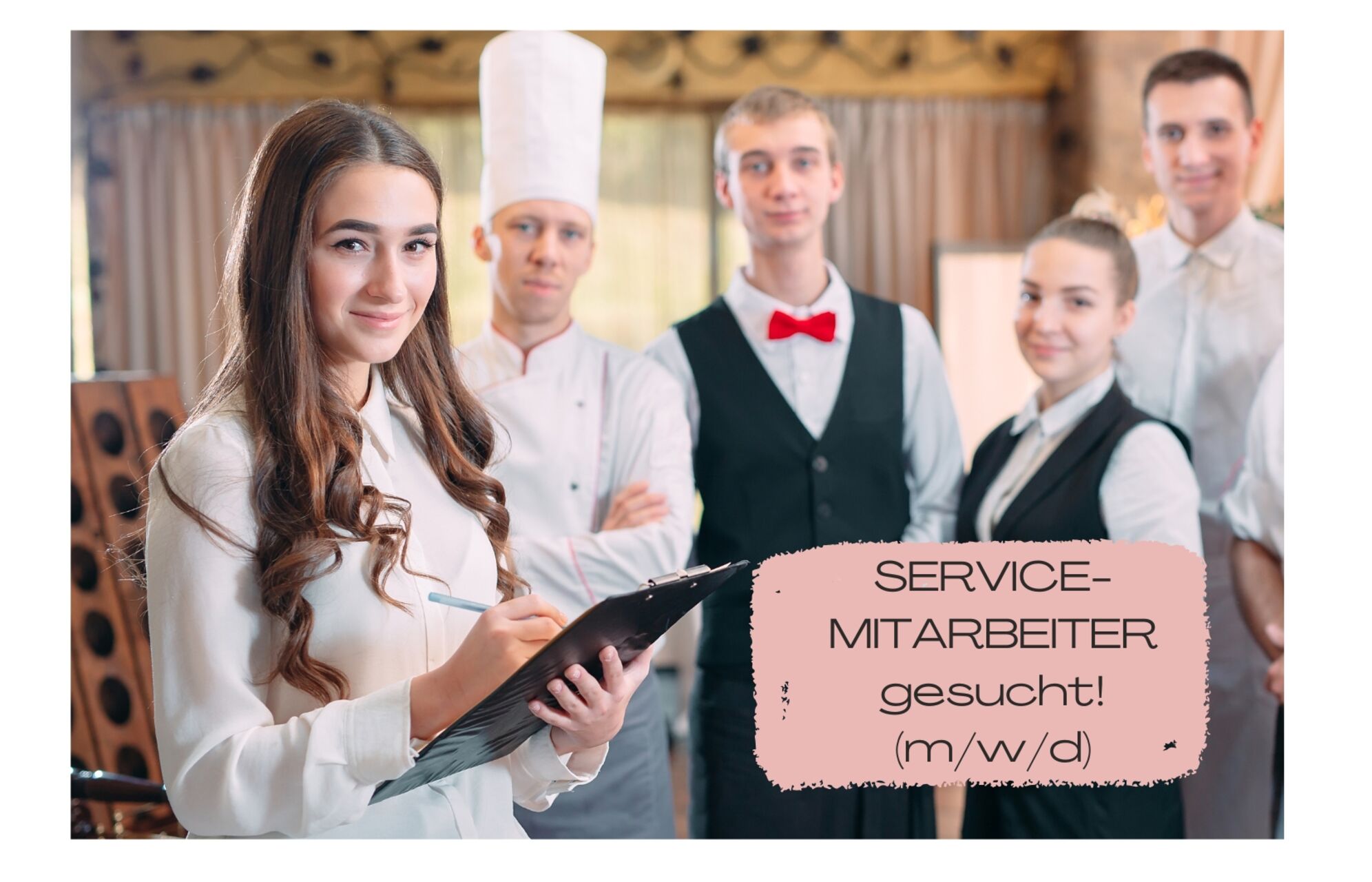 Suchen ServicemitarbeiterIn mit Führungsqualitäten