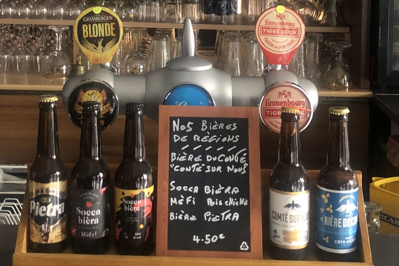 NOS BIÈRES DE RÉGIONS (sur place et à emporté)