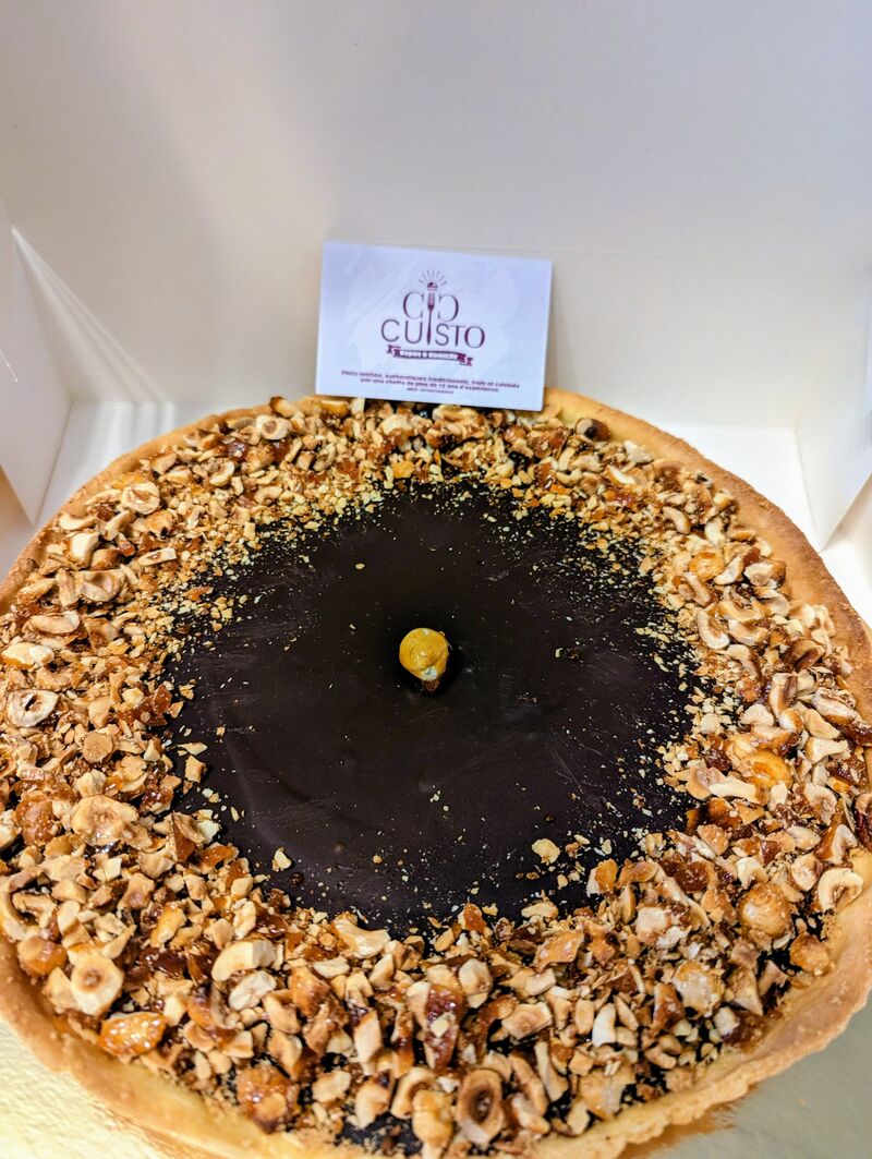 tarte au chocolat noisette 