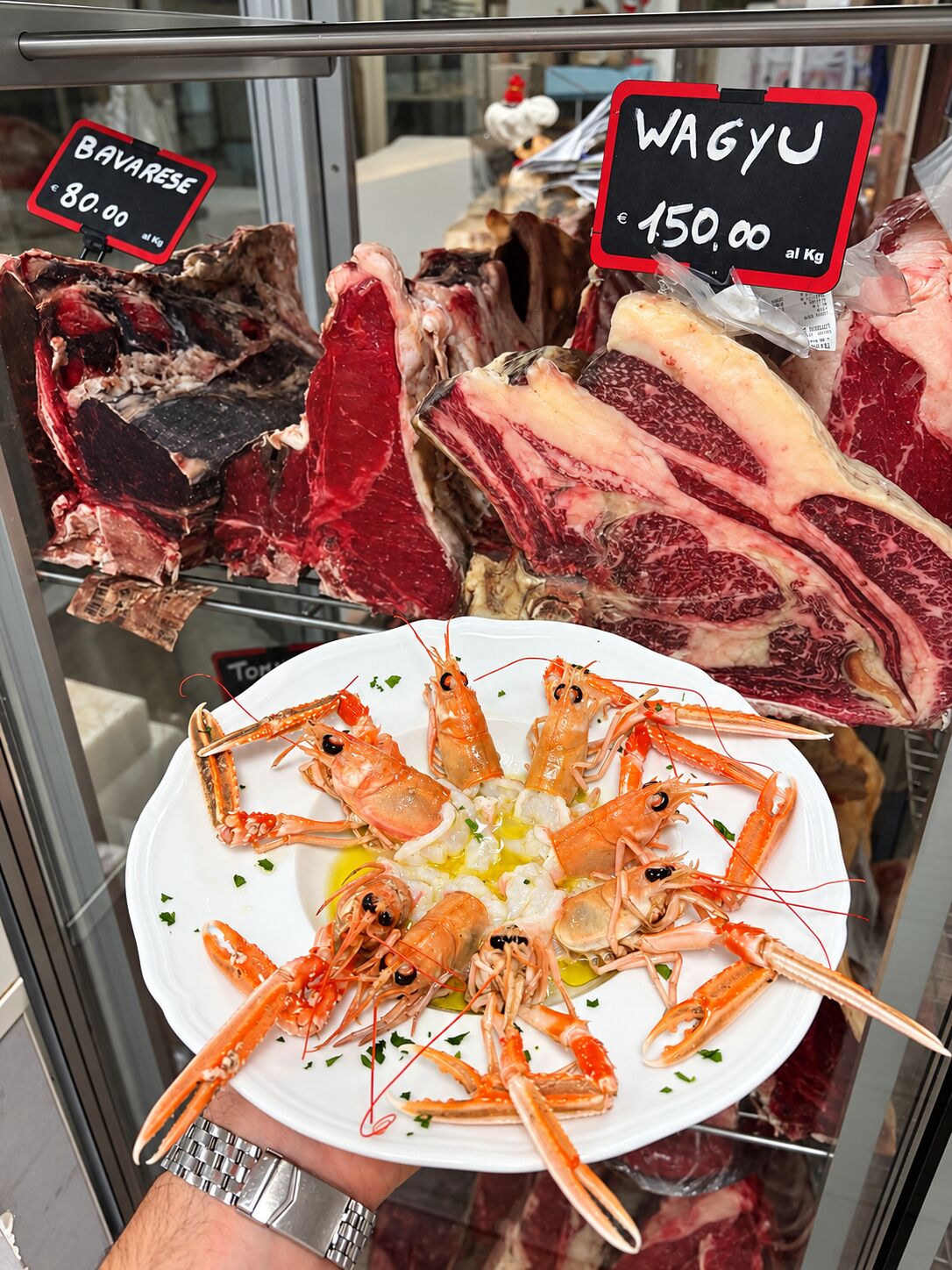 Crudité di scampi