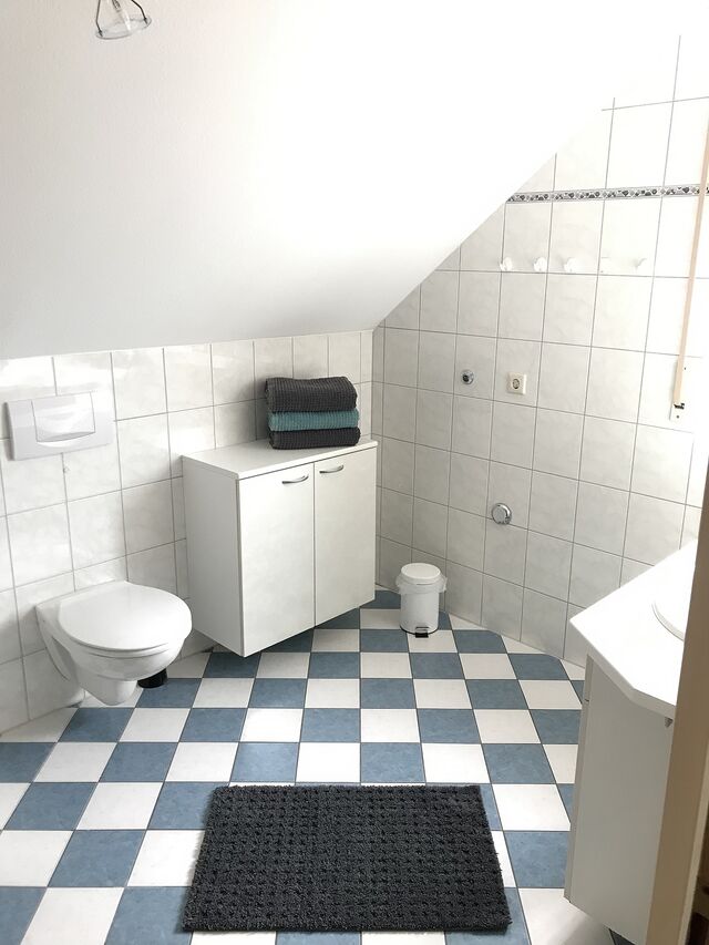 Badezimmer Apartment 1