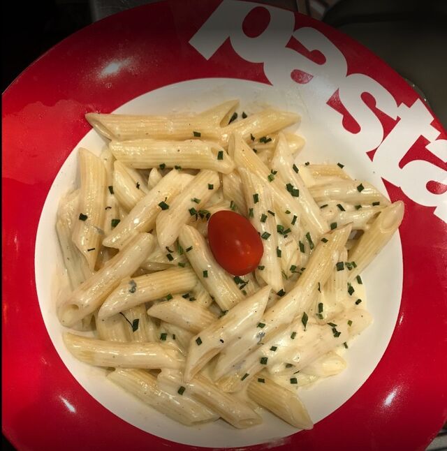 Pates au sauce blanche 