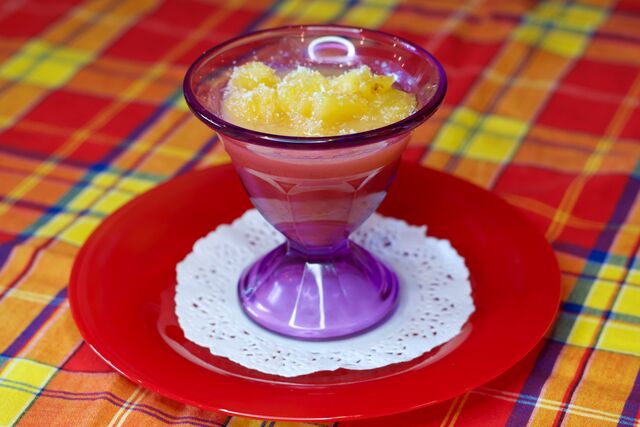 Ananas caramélisé au Lait de Coco