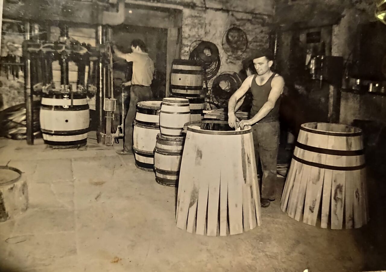 La tonnellerie jadis de l'interieur 