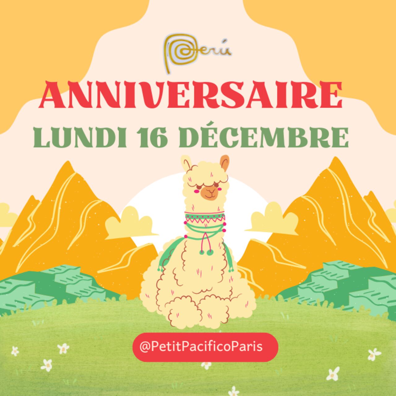 Bon anniversaire Petit Pacifico ! Lundi 16 décembre